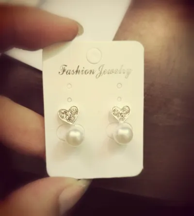 Simple Geometric Rhinestone Decorative Alloy Stud Earrings