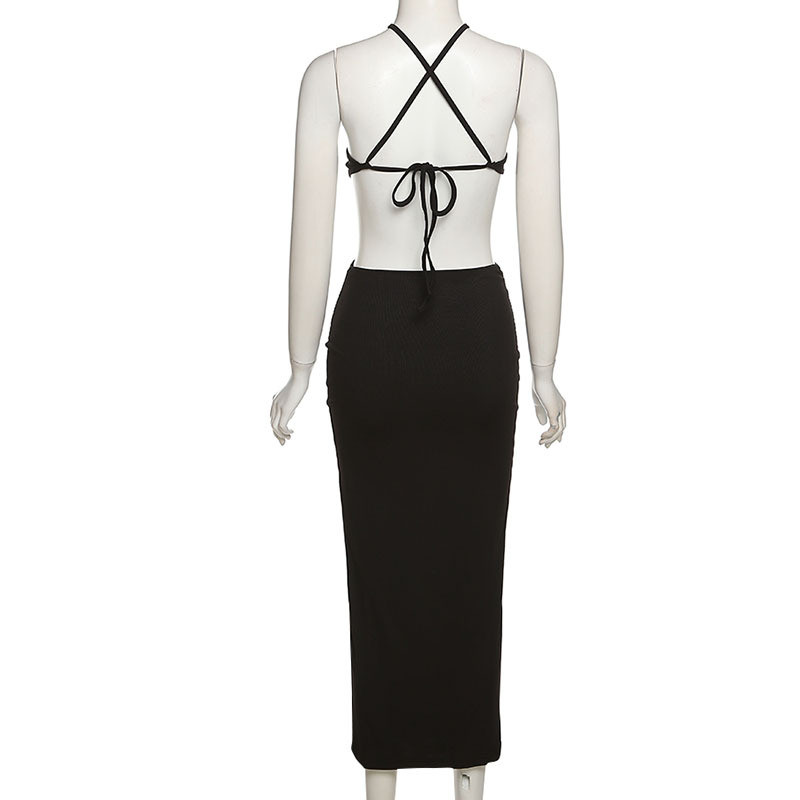 Wholesale Summer Women Sexy Backless Sleeveless Halter Neck