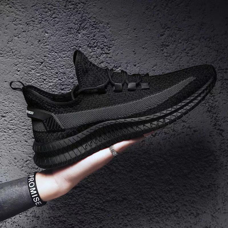 Wholesale Men Fashion Solid Color Breathable Mesh Upper Low