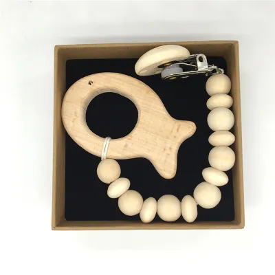 Baby Cute Solid Color Cartoon Animal Pacifier Anti-drop Chain