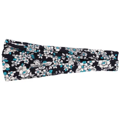 Boho Geometric Print Elastic Wide Sport Headband for Women