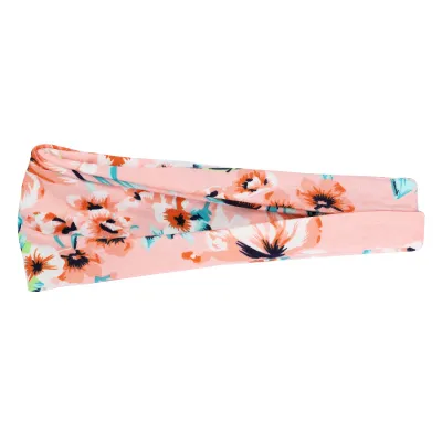 Boho Geometric Print Elastic Wide Sport Headband for Women