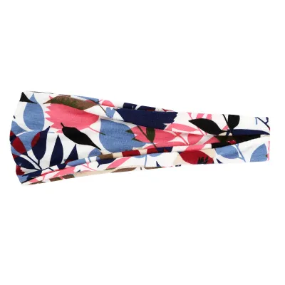 Boho Geometric Print Elastic Wide Sport Headband for Women