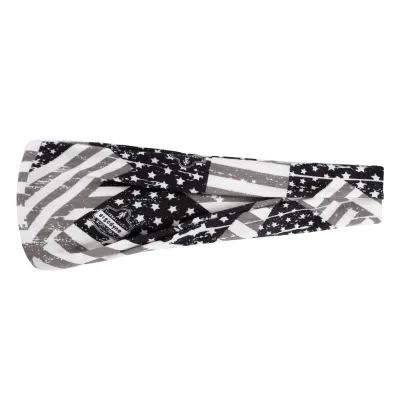 Boho Geometric Print Elastic Wide Sport Headband for Women