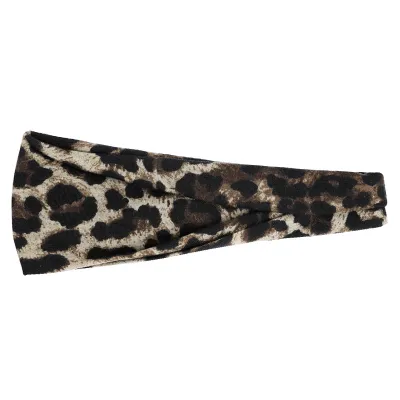 Boho Geometric Print Elastic Wide Sport Headband for Women