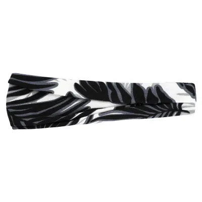 Boho Geometric Print Elastic Wide Sport Headband for Women