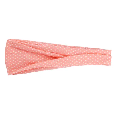 Boho Geometric Print Elastic Wide Sport Headband for Women