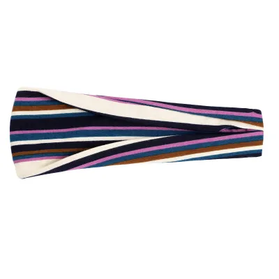 Boho Geometric Print Elastic Wide Sport Headband for Women