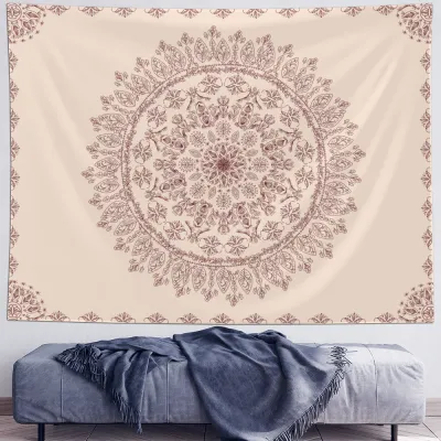 Sun Moon Mushroom Nordic Style Polyester Tapestry Home Decoration(Can Be Customed)