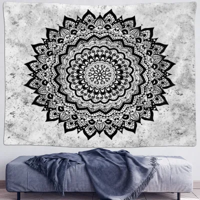 Sun Moon Mushroom Nordic Style Polyester Tapestry Home Decoration(Can Be Customed)