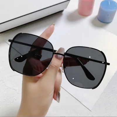 Women Chic Large Frame All-match Sunglasses