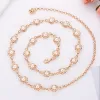 Sun Flower Pearl Gold