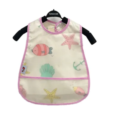 Kids Cute Cartoon Pattern Waterproof Bib
