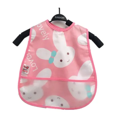 Kids Cute Cartoon Pattern Waterproof Bib