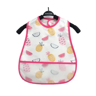 Kids Cute Cartoon Pattern Waterproof Bib