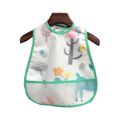Kids Cute Cartoon Pattern Waterproof Bib
