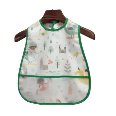 Kids Cute Cartoon Pattern Waterproof Bib
