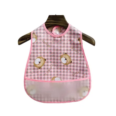 Kids Cute Cartoon Pattern Waterproof Bib