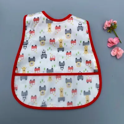 Kids Cute Cartoon Pattern Waterproof Bib