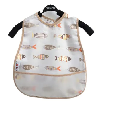 Kids Cute Cartoon Pattern Waterproof Bib