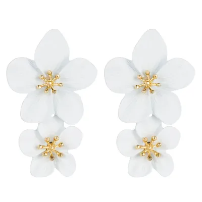 Bohemian Creative Flower Shaped Alloy Vintage Women's Earrings