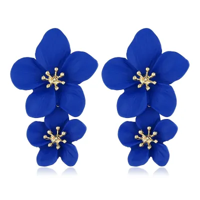 Bohemian Creative Flower Shaped Alloy Vintage Women's Earrings