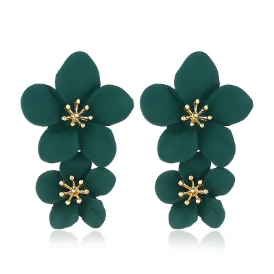 Bohemian Creative Flower Shaped Alloy Vintage Women's Earrings