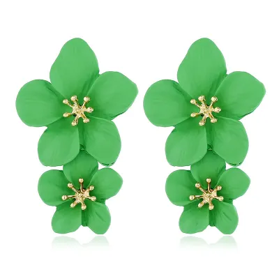 Bohemian Creative Flower Shaped Alloy Vintage Women's Earrings