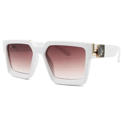 Men Retro Large Square Frame All-match Sunglasses