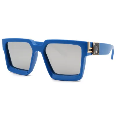 Men Retro Large Square Frame All-match Sunglasses
