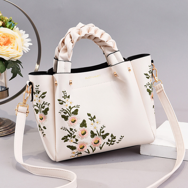 Wholesale Women Vintage Flower Design Graphic Pattern Solid