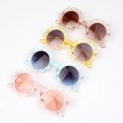 Kids Fashion Shell Shape Sunglasses