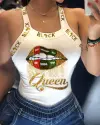 White Lips Letters