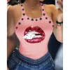 Pink Heart Lips