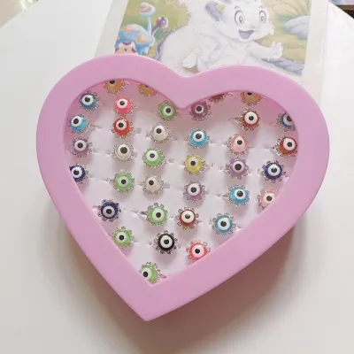Girls Cartoon Imitation Diamond Crystal Princess Jewelry Toys Set
