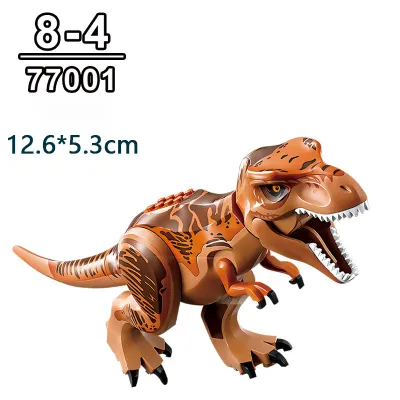 Kids Jurassic Assembling Puzzle Dinosaur Blocks Plastic Building Toy Set for Boys Girls