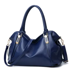 Women Vintage PU Leather Large Capacity Shoulder Handle Bag