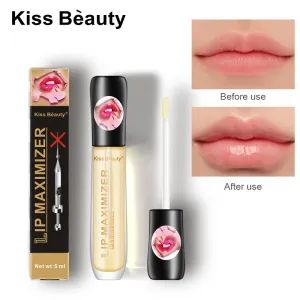Kissbeauty Transparent Moisturizing Lip Maximizer Balm Lip Plumping Ginger