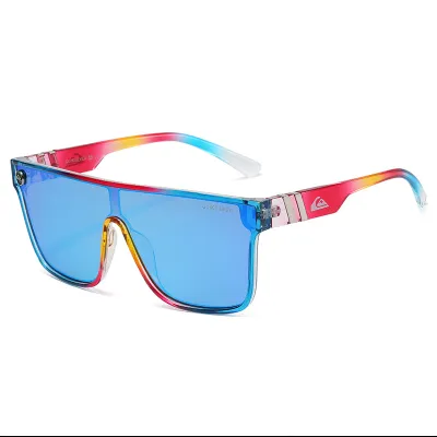Unisex Outdoor Anti-UV All-match One-Piece Square Sunglasses
