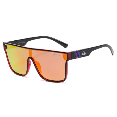 Unisex Outdoor Anti-UV All-match One-Piece Square Sunglasses