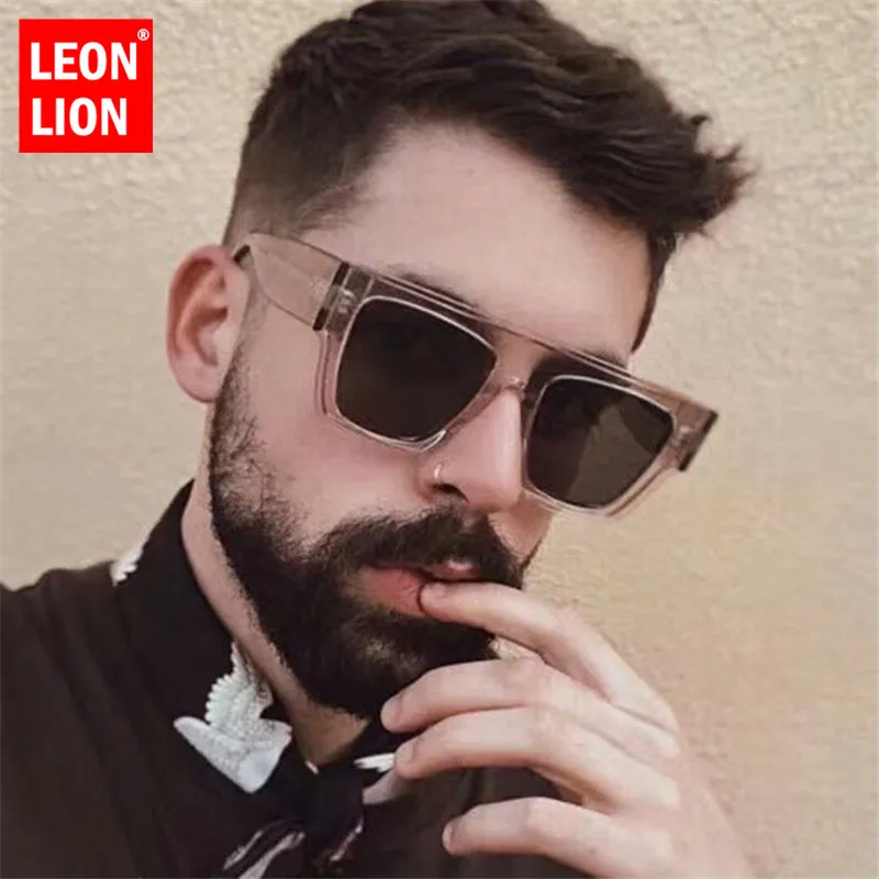 Women Unisex Classic Solid Square Frame All-match Sunglasses