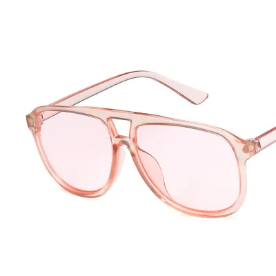 Women Unique Oversized Frame All-match Sunglasses Pilot Classic UV400