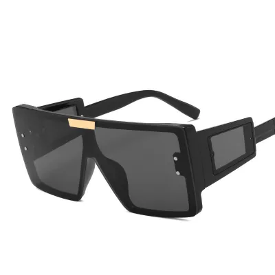 Women Classic Oversized Goggle Sunglasses All-match UV400 Anti-Reflective