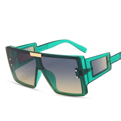 Women Classic Oversized Goggle Sunglasses All-match UV400 Anti-Reflective