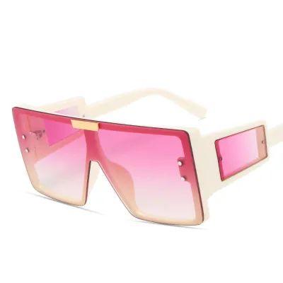 Women Classic Oversized Goggle Sunglasses All-match UV400 Anti-Reflective