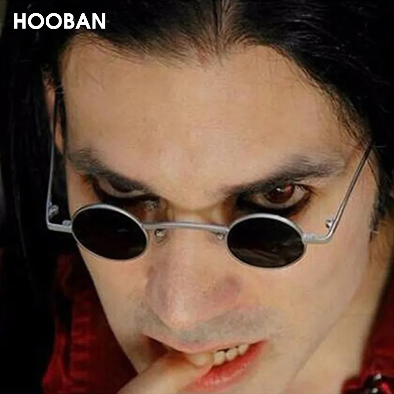 Women Classic Gothic Small Round Frame Sunglasses