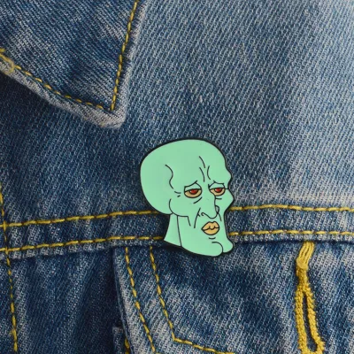 Creative Funny Cartoon Shape Design Enamel Alloy Brooch
