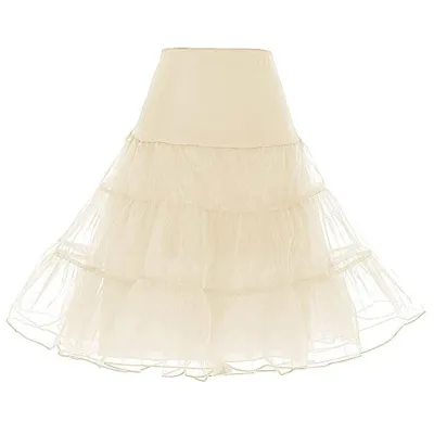 Women Elegant Solid Color Vintage Mesh Patchwork Skirt with Crystal Yarn