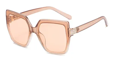 Women's Classic Large Square Frame Cat Eye Sunglasses with Photochromic UV400 Polycarbonate Lenses