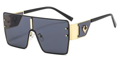 Unisex Classic Large Square Frame Design All-match Sunglasses